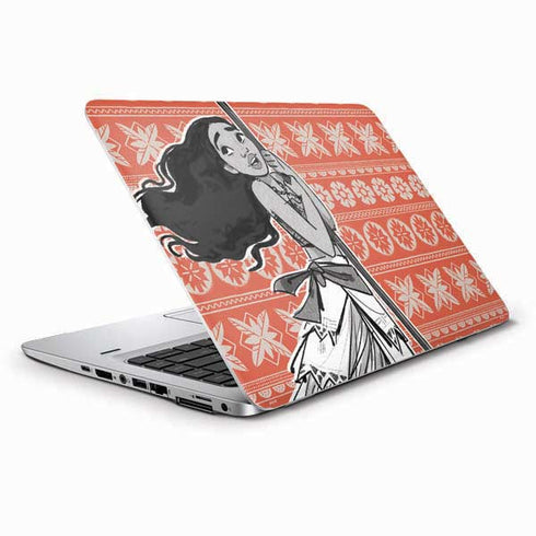 Disney Princess Moana Character Tropical Print Art HP Elitebook Skin
